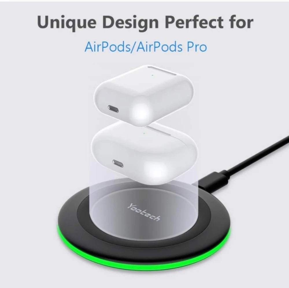 Yootech brand wireless charging pad and cord